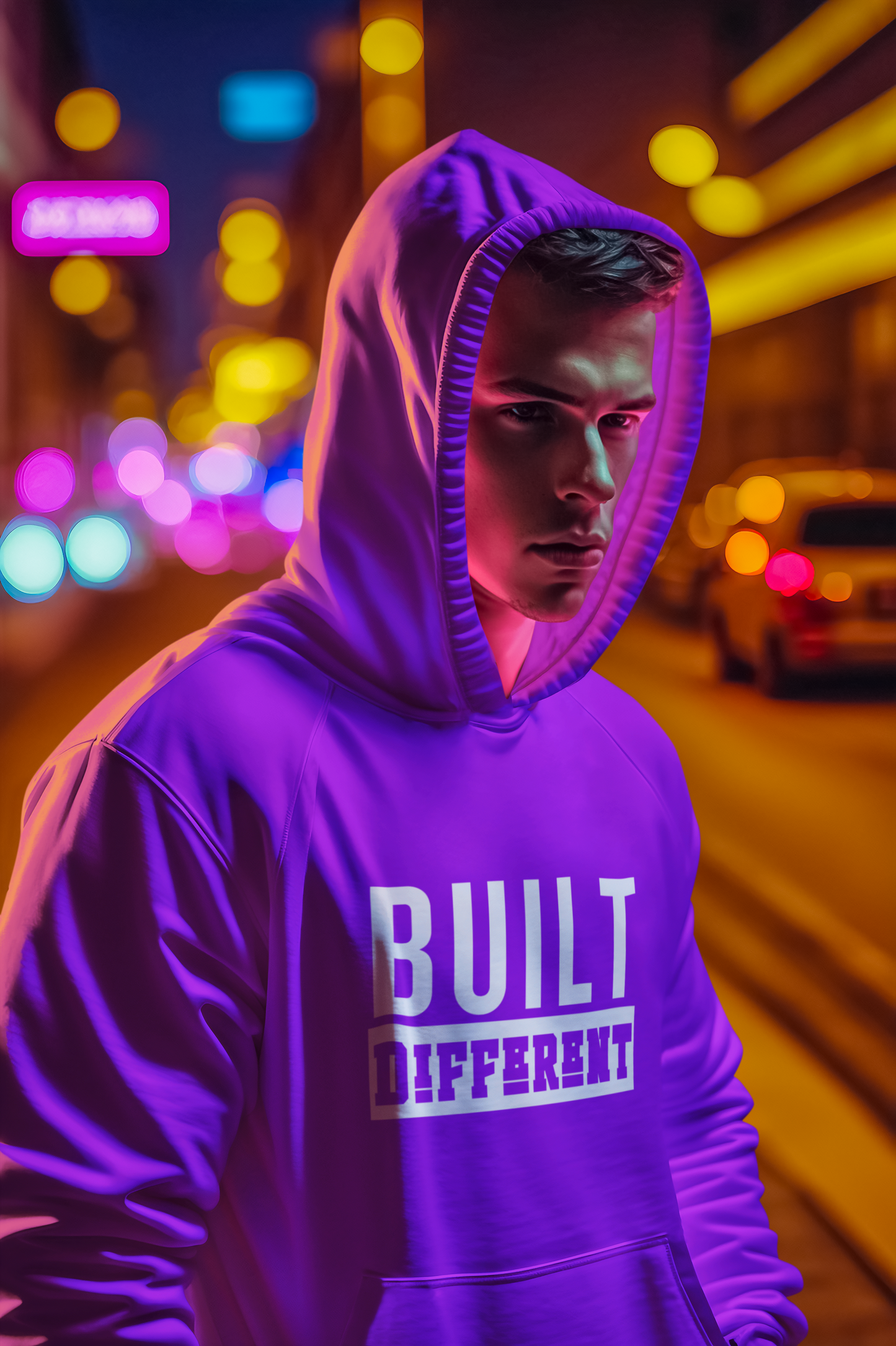 BUILT DIFFERENT Unisex Hoodie