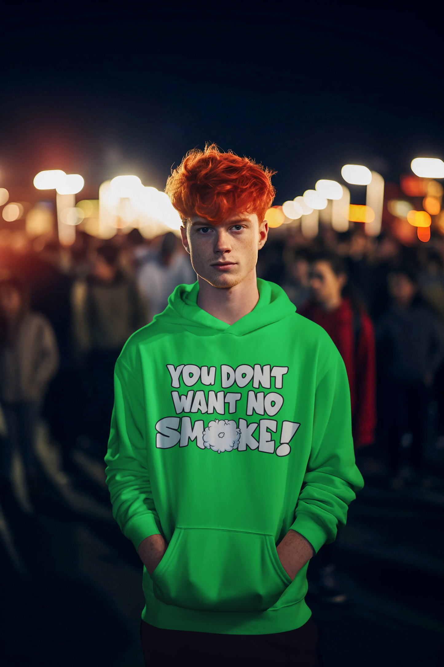 YOU DONT WANT NO SMOKE Unisex Hoodie