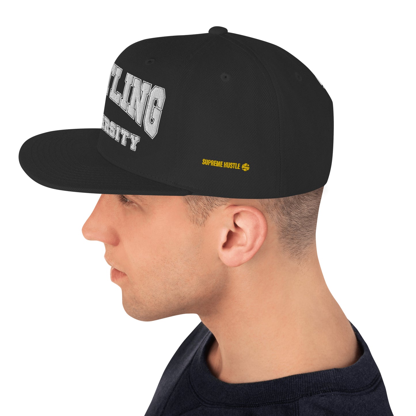 HUSTLER UNIVERSITY Snapback Hat