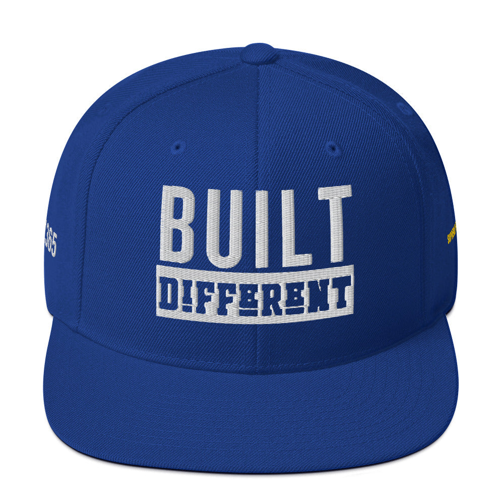 BUILT DIFFENT Snapback Hat