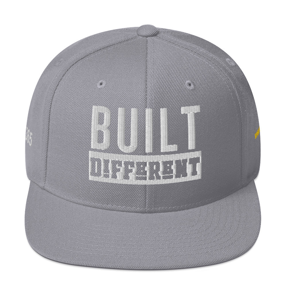 BUILT DIFFENT Snapback Hat