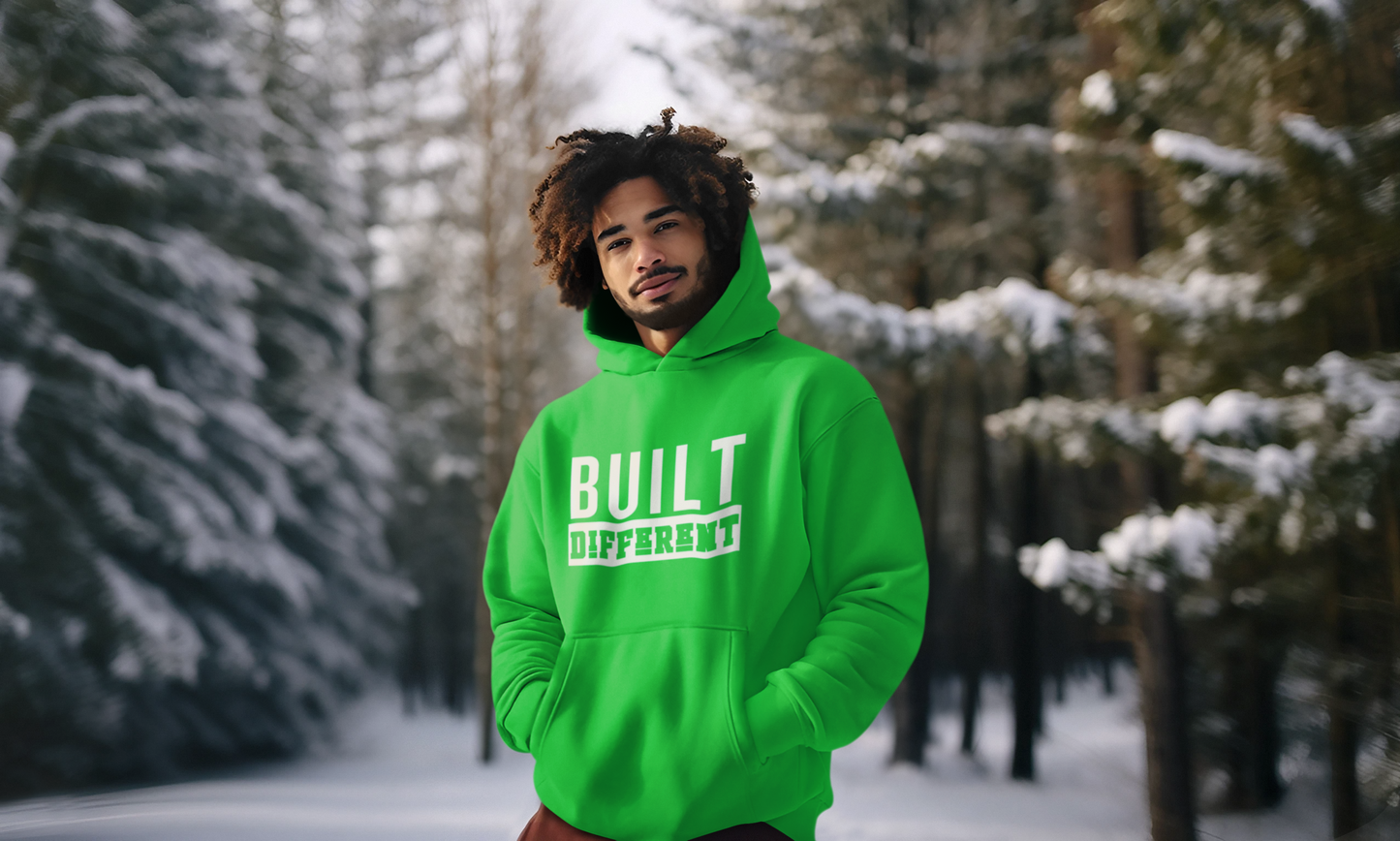 BUILT DIFFERENT Unisex Hoodie