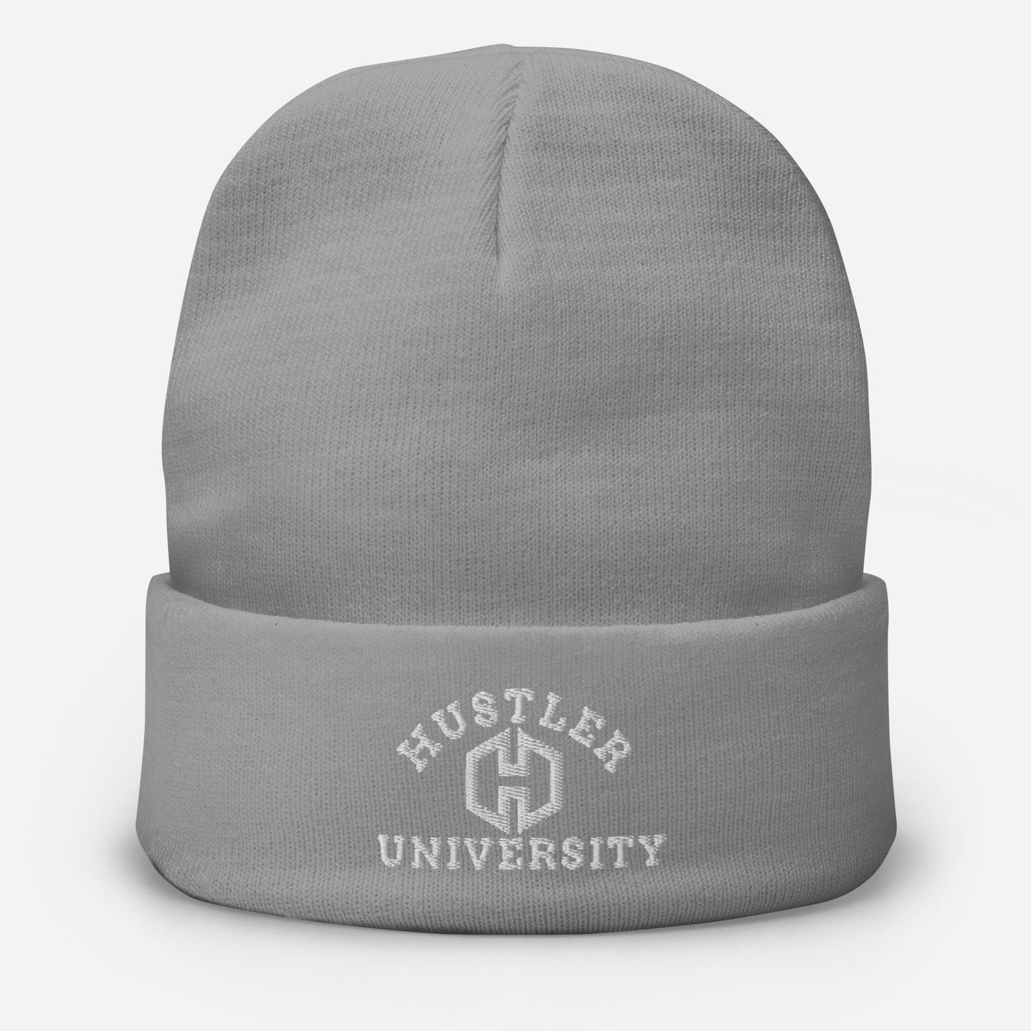 HUSTLER UNIVERSITY 2 Embroidered Beanie