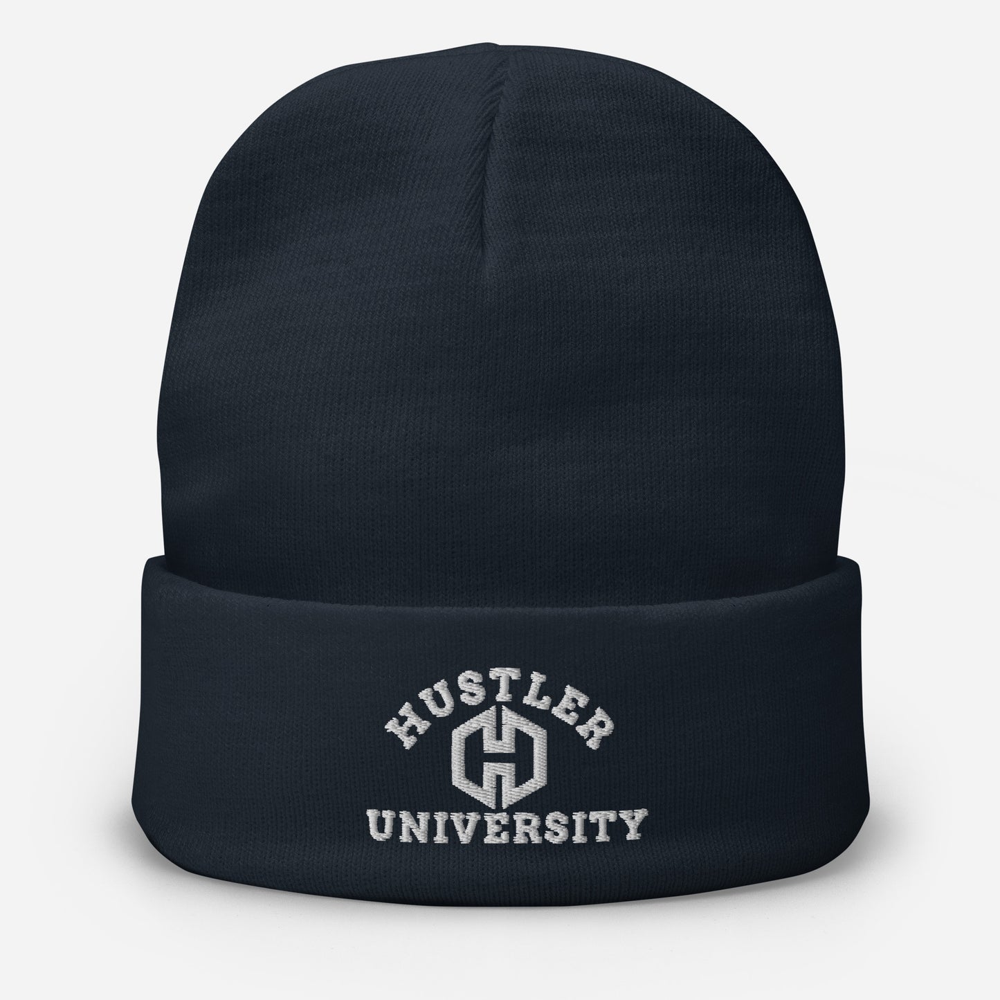 HUSTLER UNIVERSITY 2 Embroidered Beanie