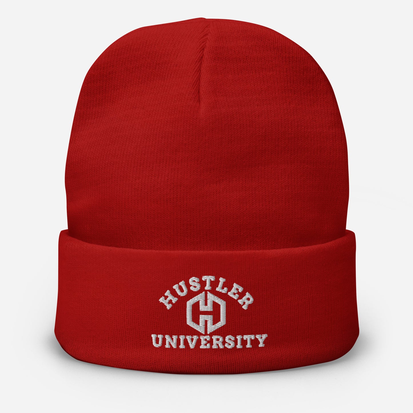 HUSTLER UNIVERSITY 2 Embroidered Beanie