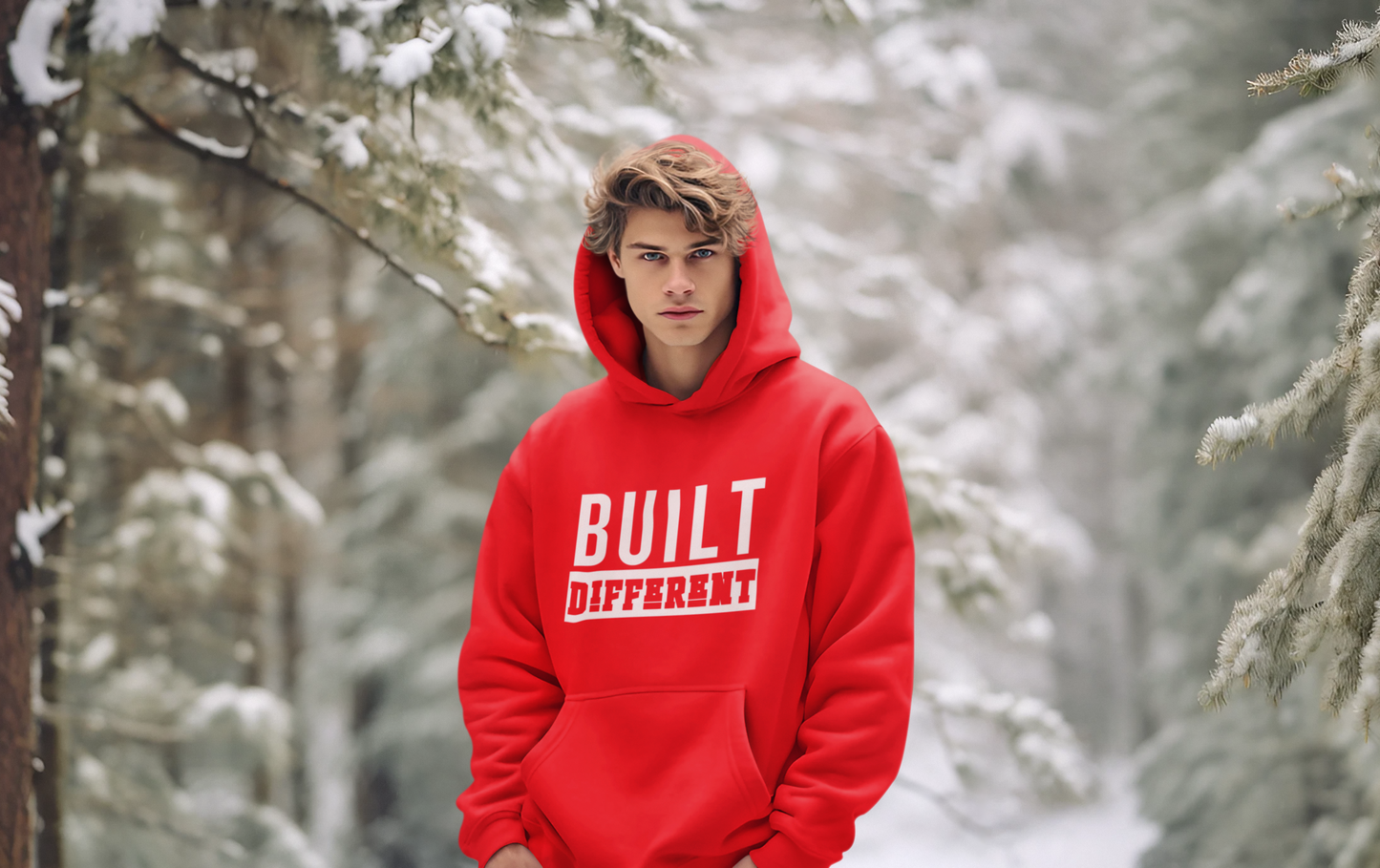 BUILT DIFFERENT Unisex Hoodie