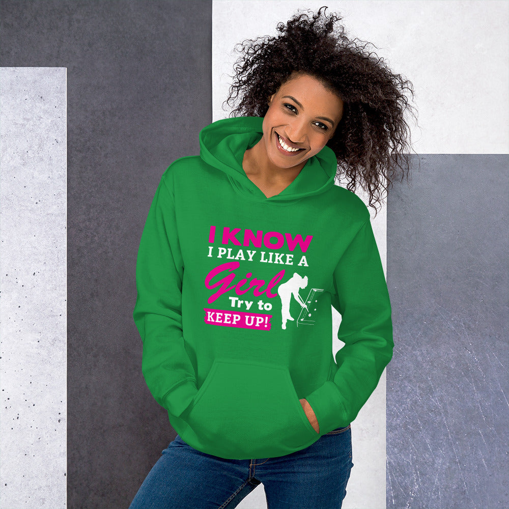 PLAY LIKE A GIRL Unisex Hoodie