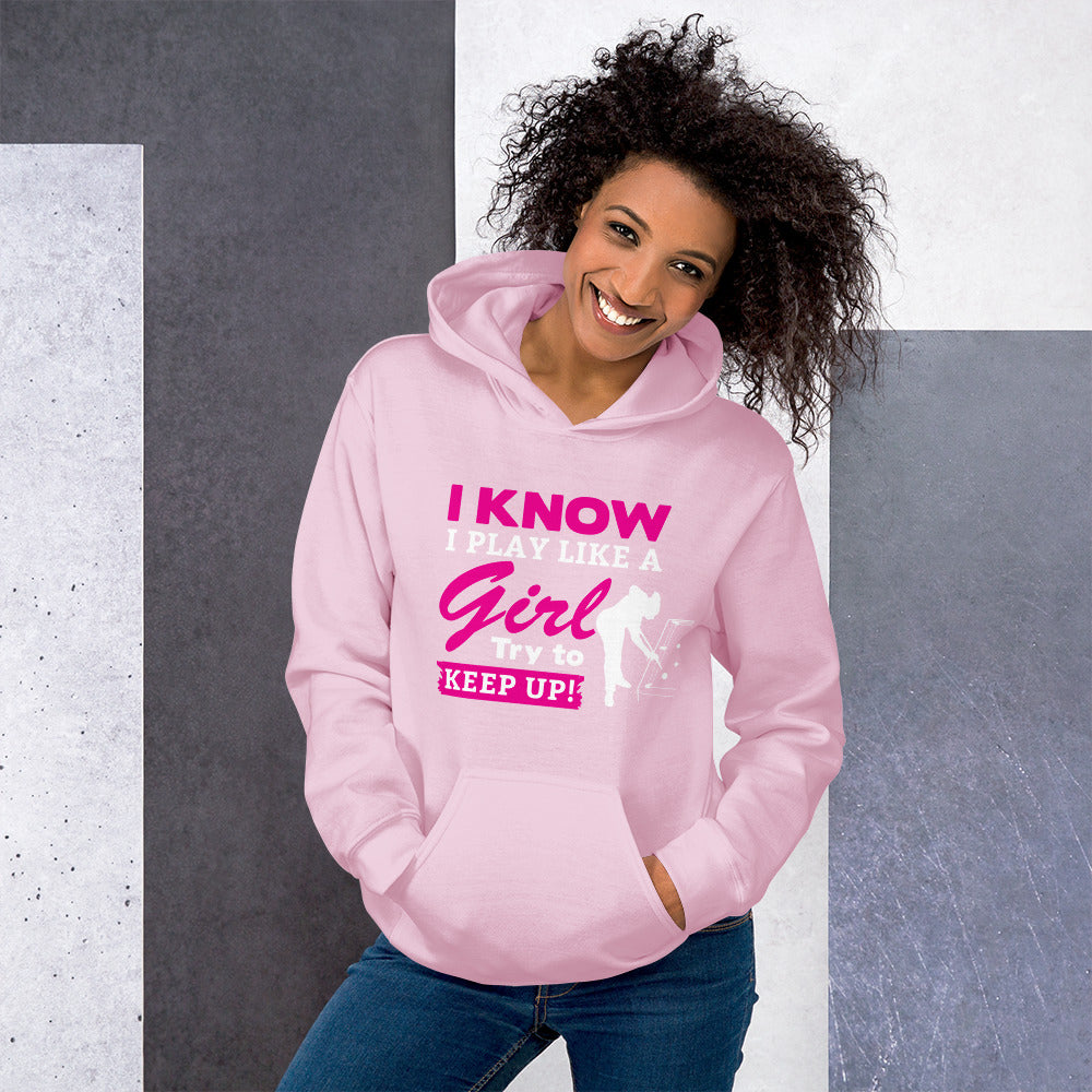 PLAY LIKE A GIRL Unisex Hoodie