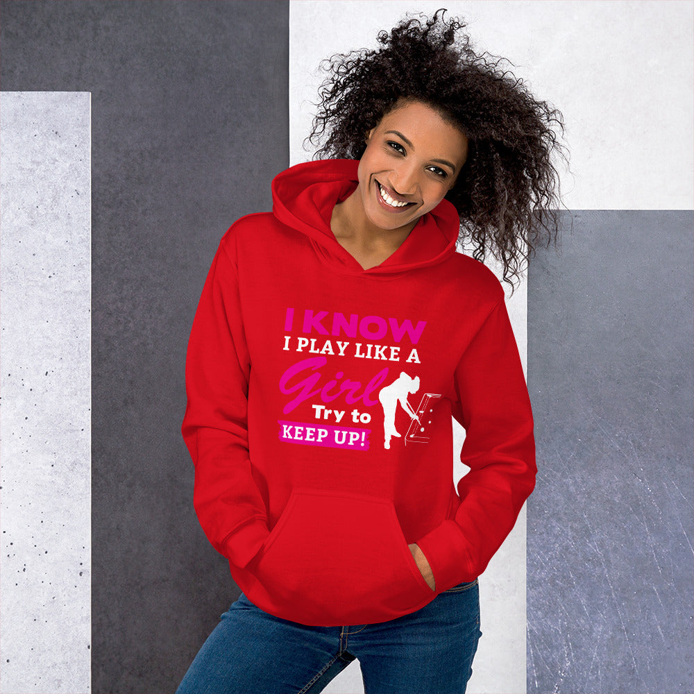 PLAY LIKE A GIRL Unisex Hoodie