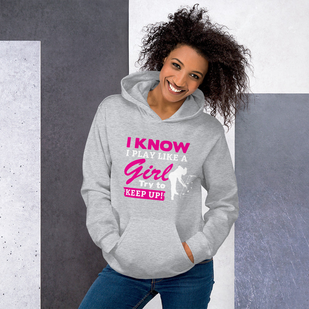 PLAY LIKE A GIRL Unisex Hoodie